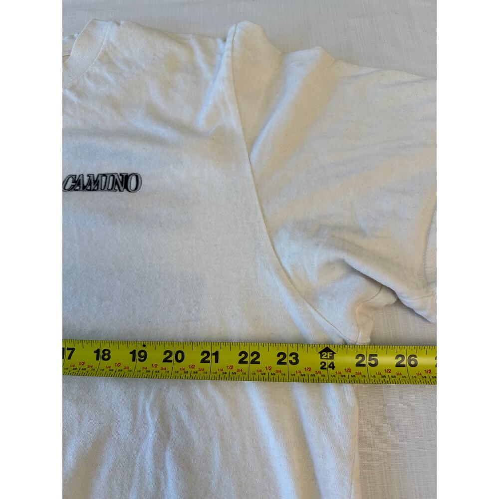 ABERCROMBIE & FITCH Chevy El Camino Graphic Cotton T Shirt Men's Size L Ivory - Picture 12 of 13